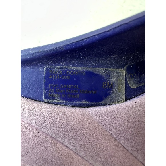 Bass Sandals Women’s Size 8 Purple Pink Comfort Summer Beach Slip On Water Proof - Picture 7 of 8